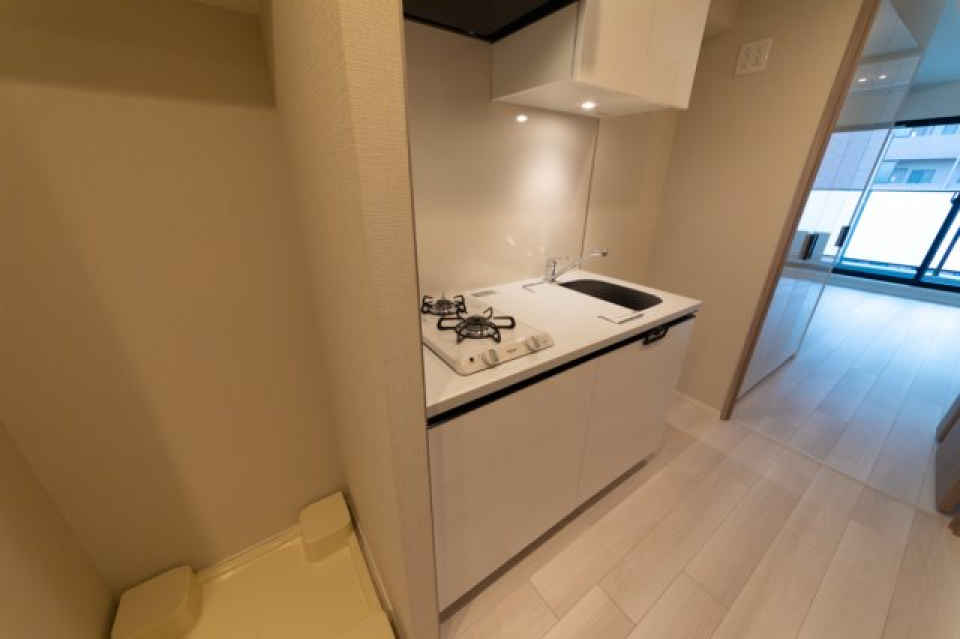 ２口のガスコンロが導入されています。