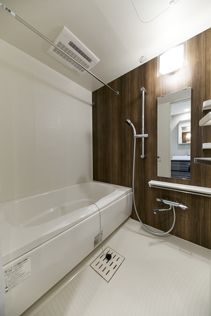 お風呂はもちろん追い炊き機能付き
※写真は同タイプ住戸です。