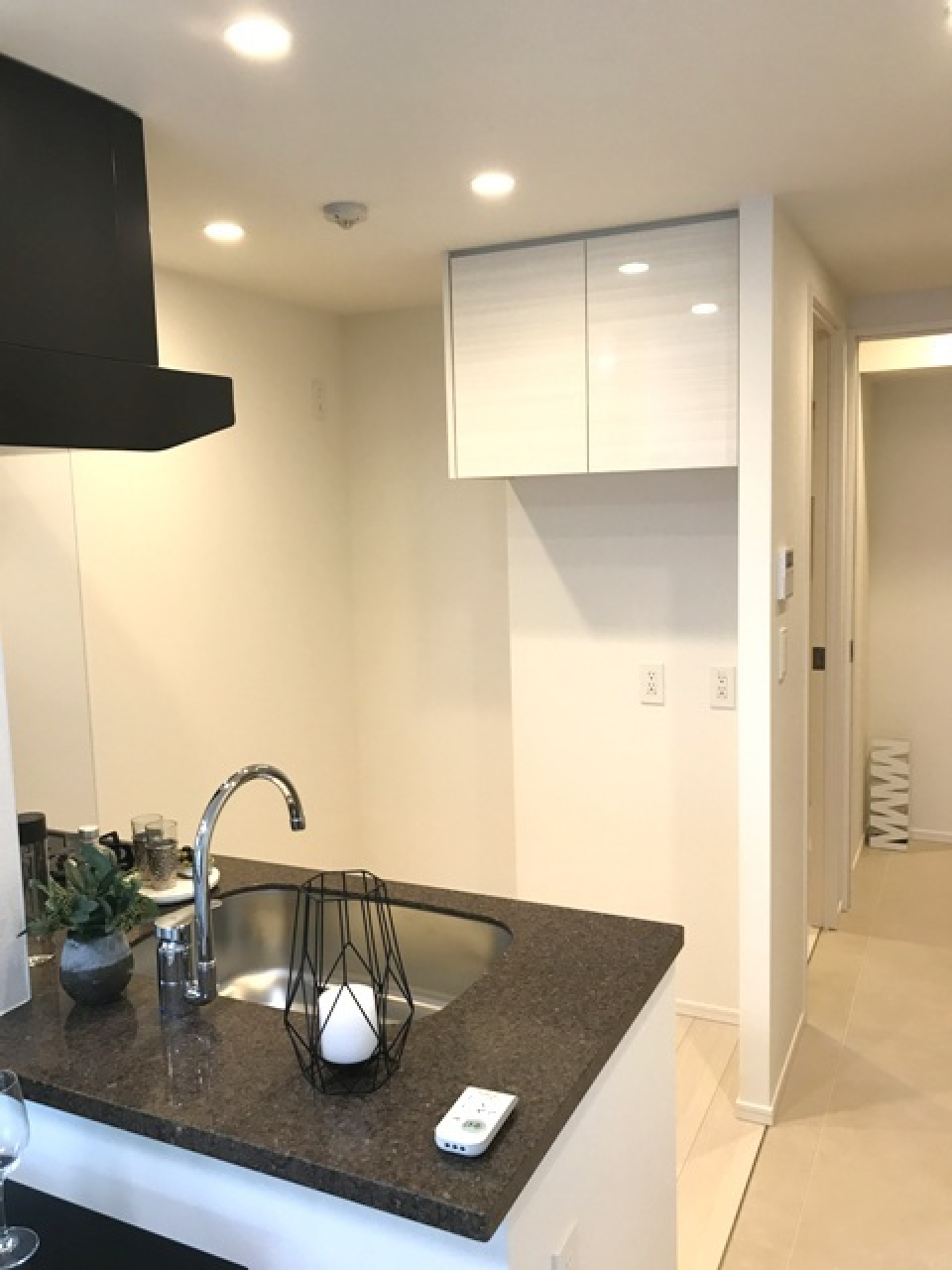 ２口のガスコンロが導入されています。※写真は同タイプ住戸です。