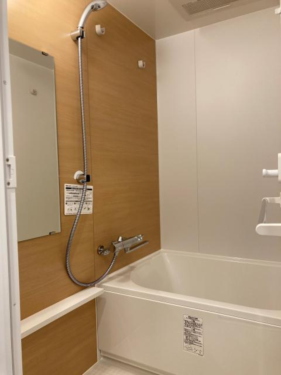 ゆったり広々な浴室