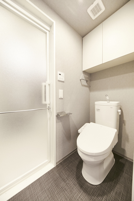 棚があるので整理整頓がしやすそうです。※写真は同タイプ住戸です。