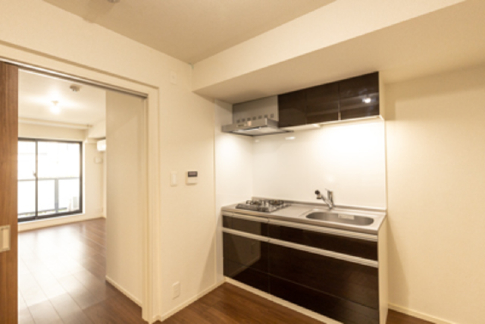 ５．０帖のダイニングキッチンです。※写真は同タイプ住戸です。