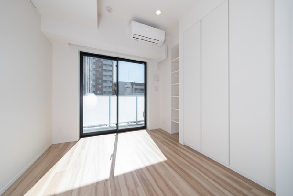 太陽の光が入った時の様子。※写真は同タイプ住戸です。