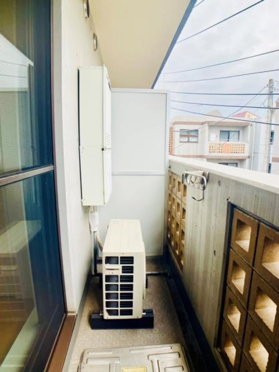 バルコニーに出た時の様子。