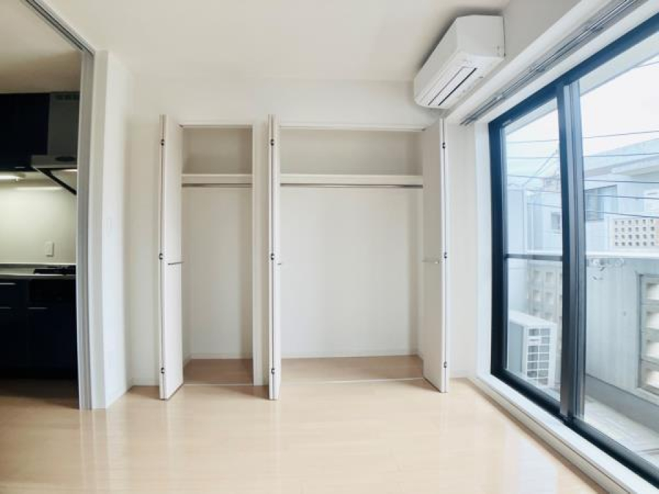 収納を開けた時の様子。