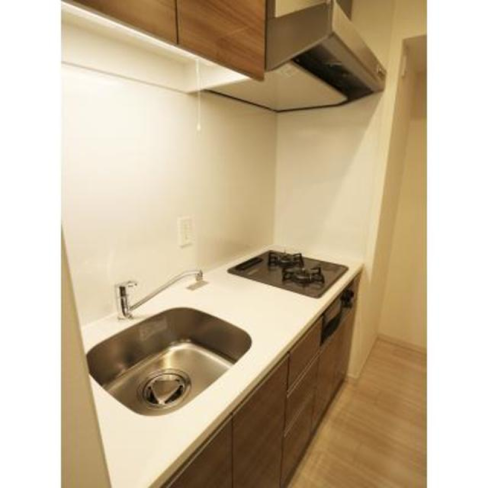 ２口のガスコンロが導入されています。※写真は同タイプ住戸です。