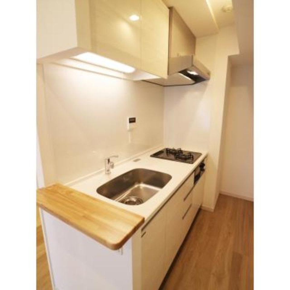 2口のガスコンロが導入されています。※写真は同タイプ住戸です。