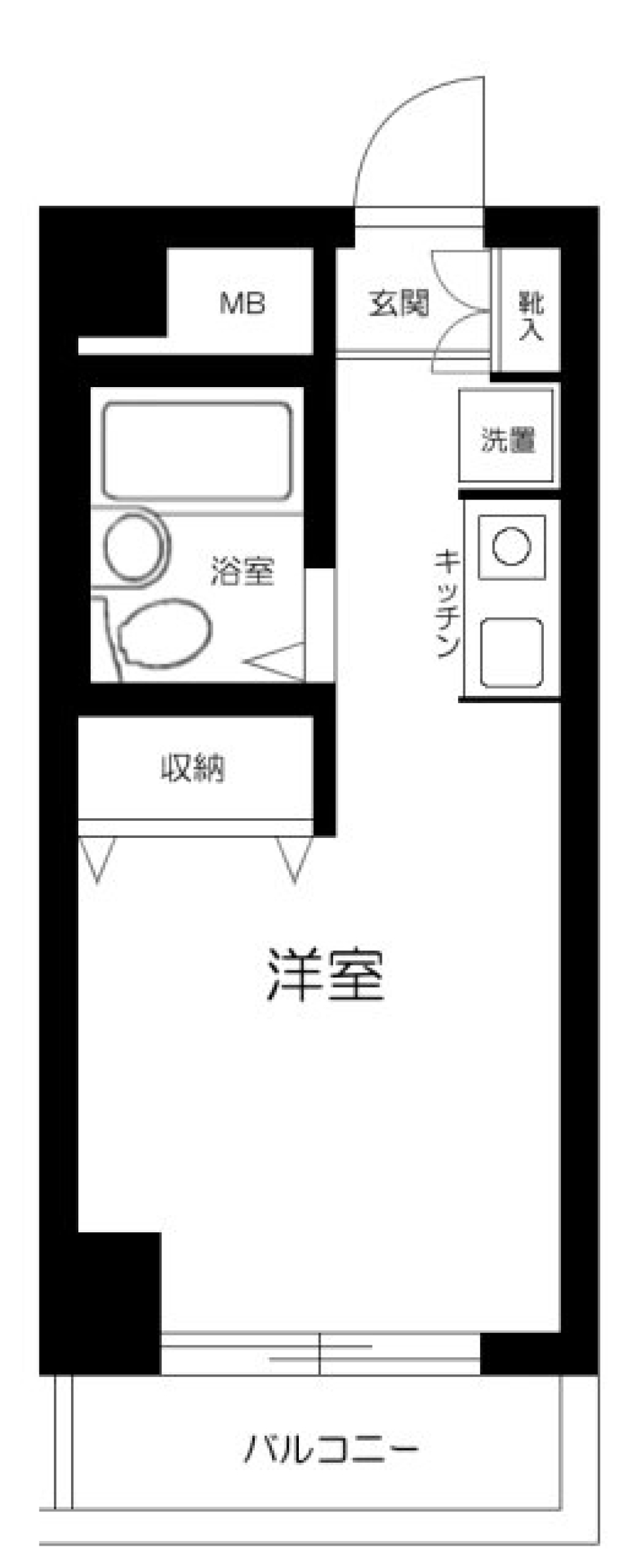 恵比寿でソロライフの間取り図