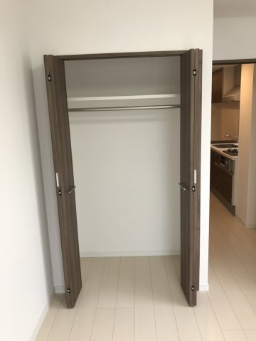 収納を開けた時の様子。