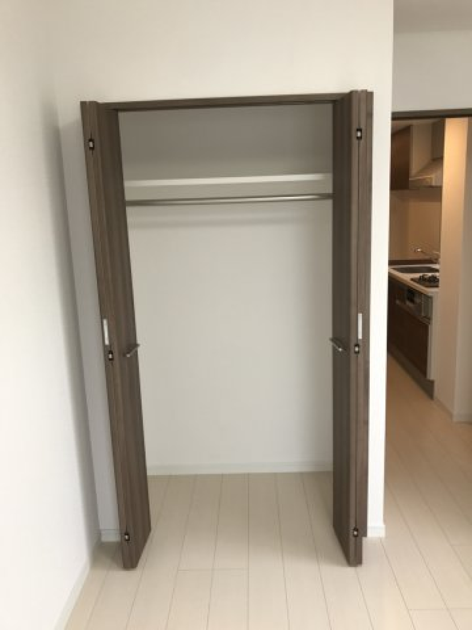 収納を開けた時の様子。