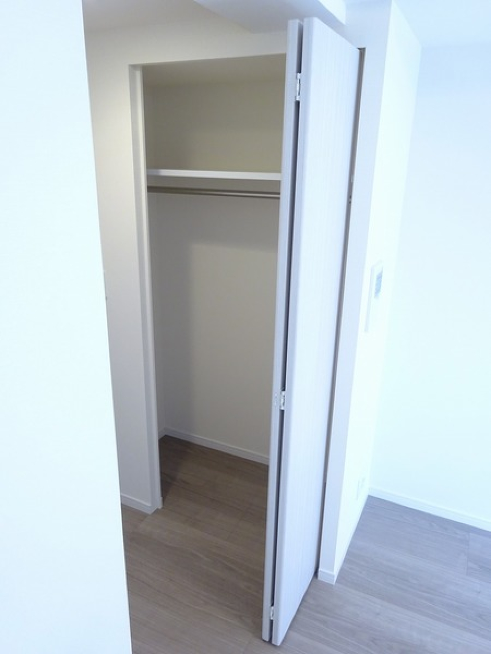 収納を開けた時の様子。