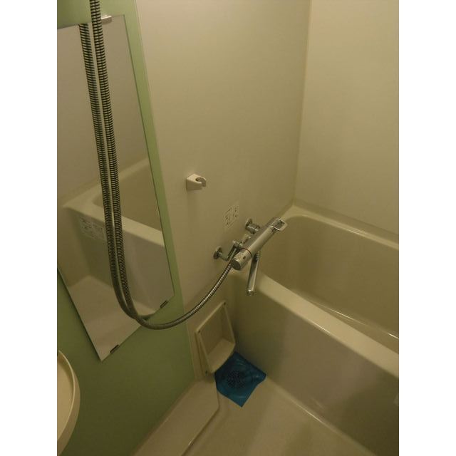 嬉しい鏡付きのお風呂