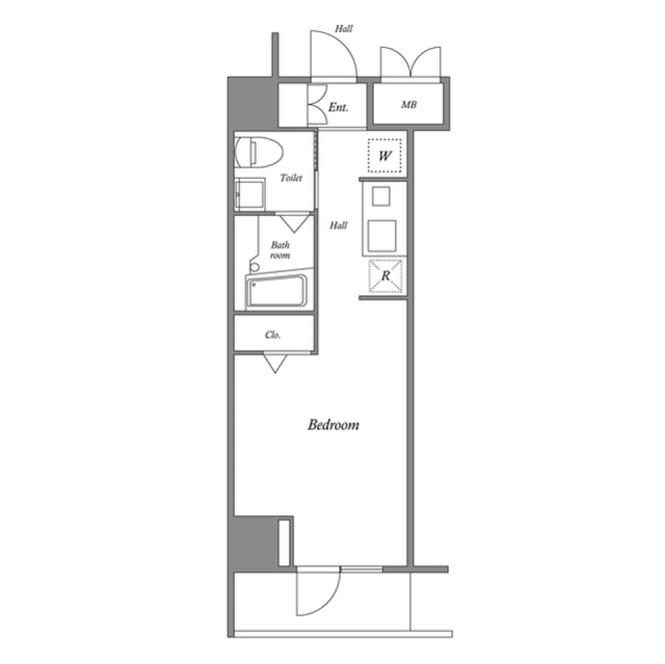毎朝公園を散歩するゆるLIFEの間取り図