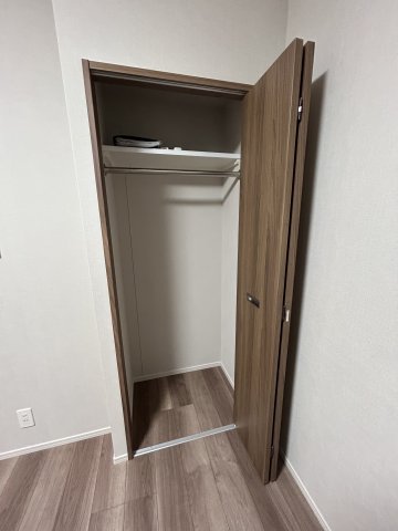 収納を開けた時の様子。