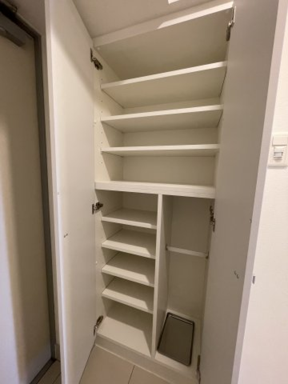 シューズボックスを開けた時の様子。