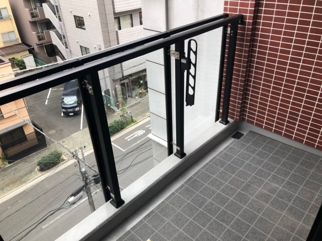 バルコニーに出た時の様子。