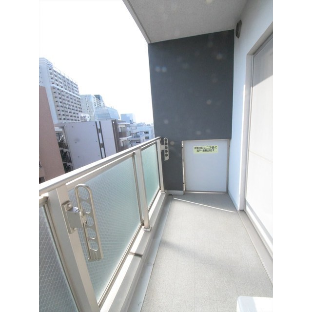 バルコニーからの景色は最高です。