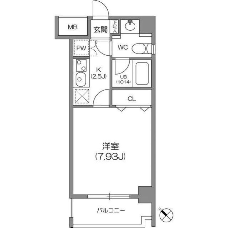 春の陽気を感じて［ペット可］の間取り図