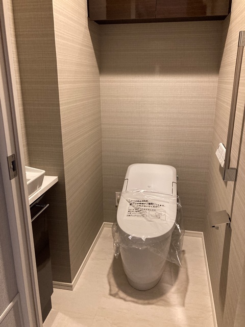 トイレの様子。※写真は同タイプ住戸です。