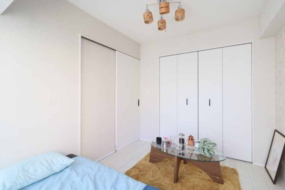 4.1帖の洋室の様子です。※家具･小物はイメージです