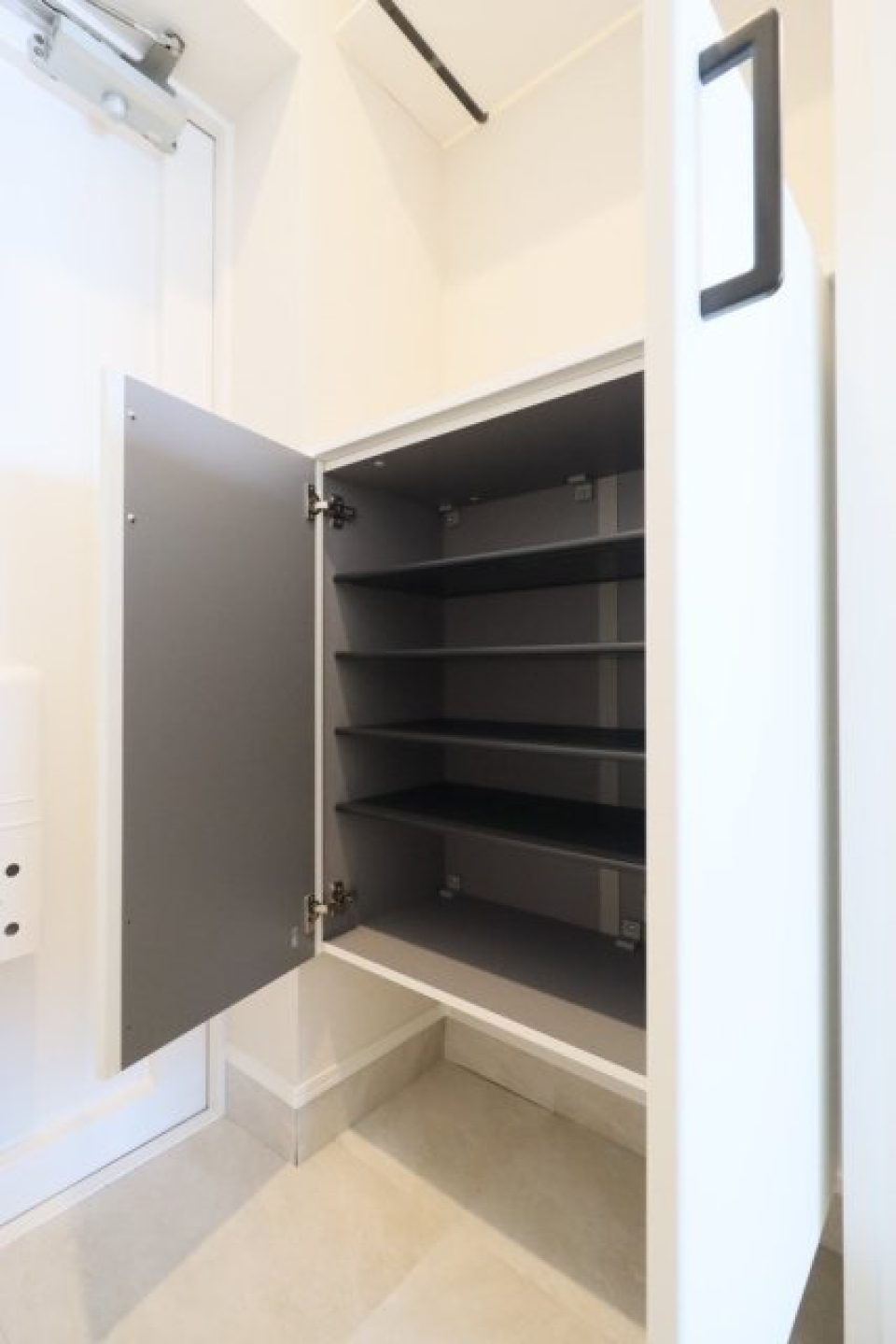 収納を開けた時の様子。