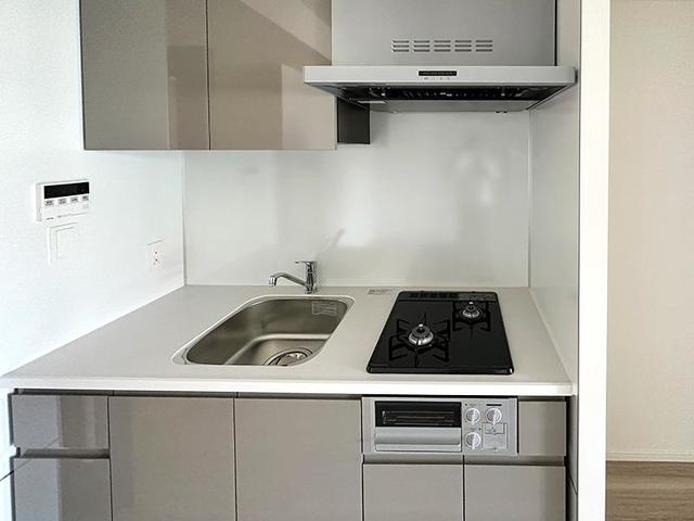 ２口のガスコンロが導入されています。※写真は同タイプ住戸です。