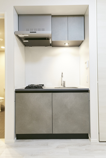 キッチンはコンパクト
※写真は同タイプ住戸です。