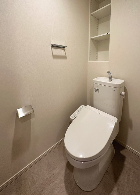 収納棚があるところが良いですね！※写真は同タイプ住戸です。