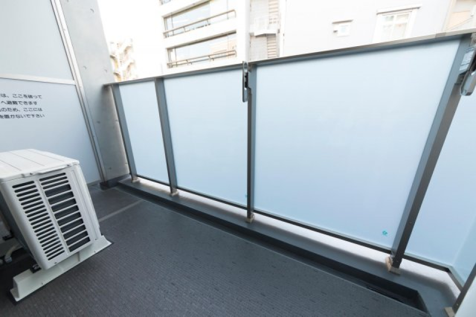 バルコニーに出た時の様子。