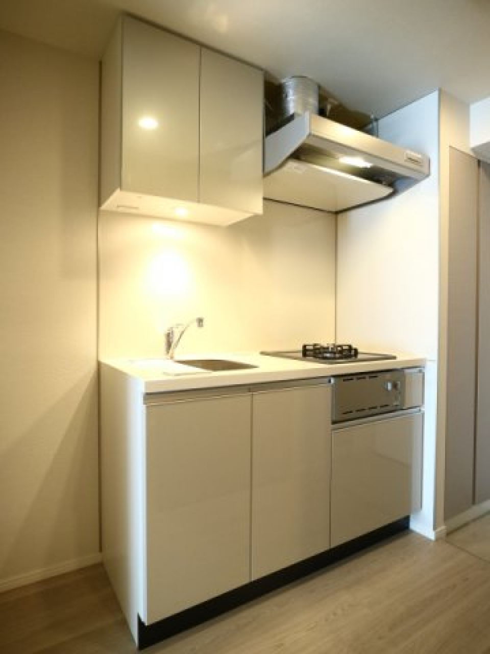 ２口のガスコンロが導入されています。※参考写真