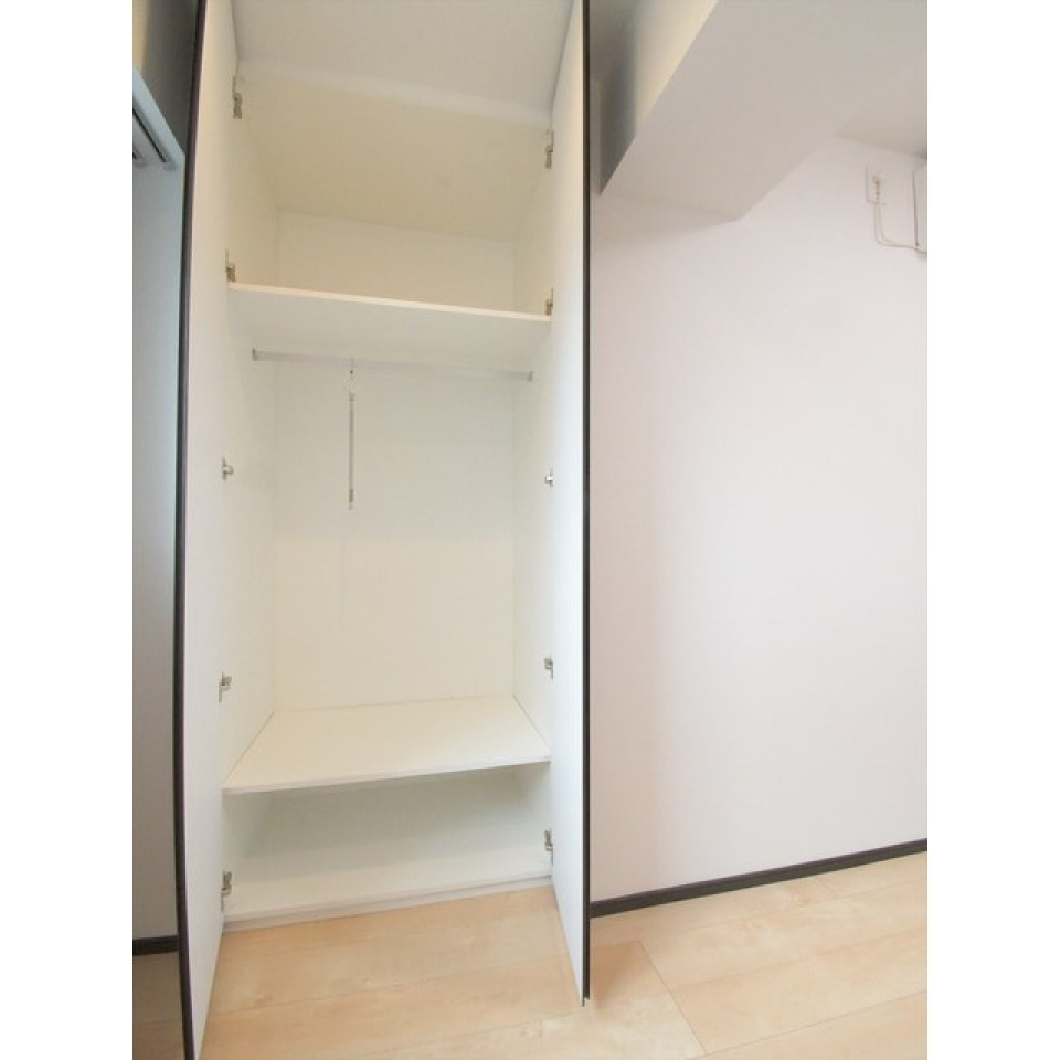 収納を開けた時の様子。