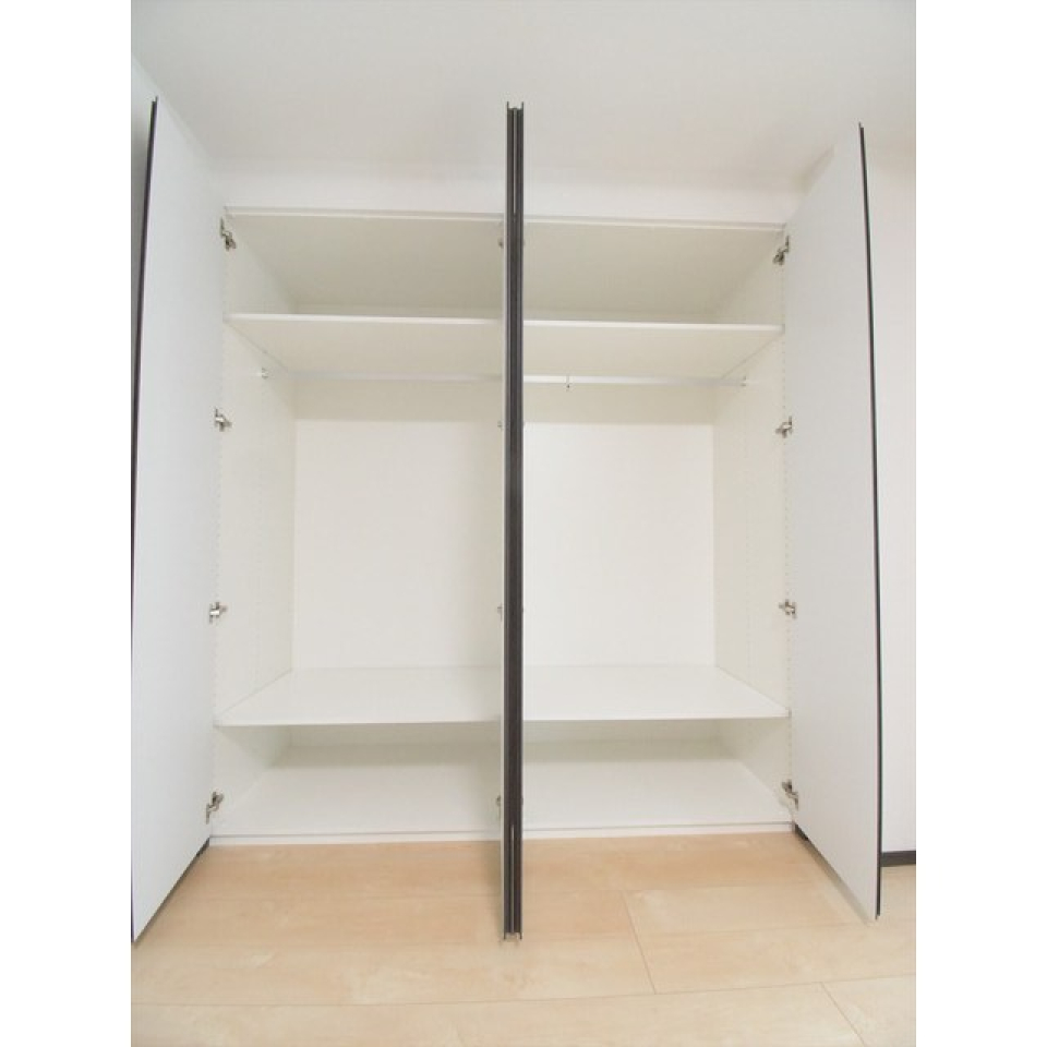 収納を開けた時の様子。