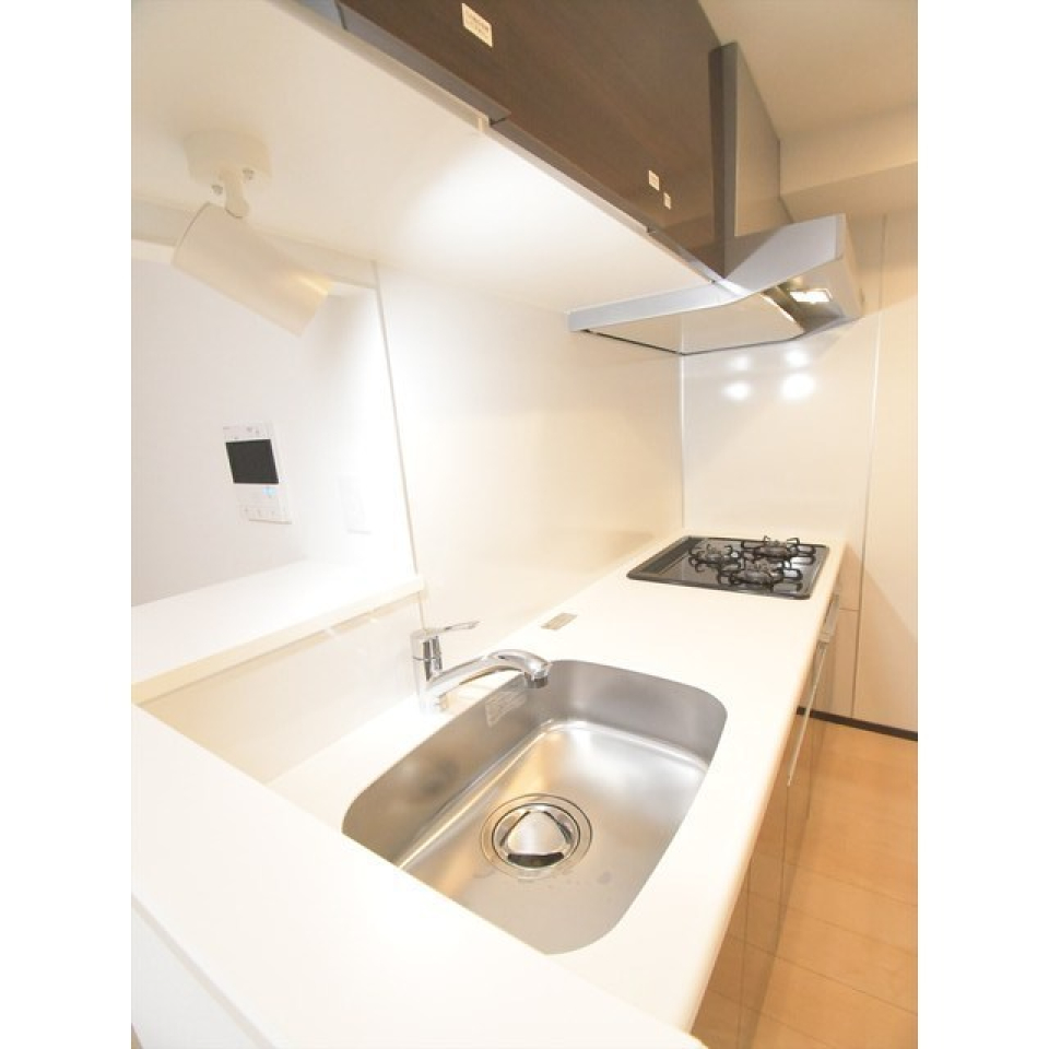 ３口のガスコンロが導入されています。