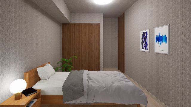 洋室が2部屋あります。