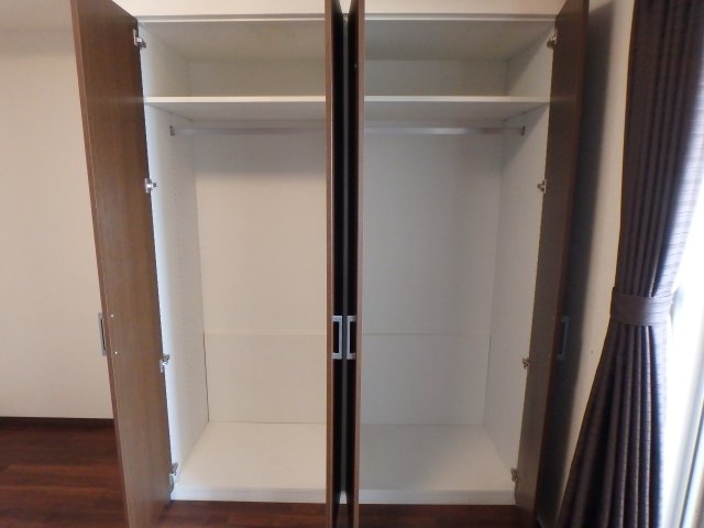 収納を開けた時の様子。