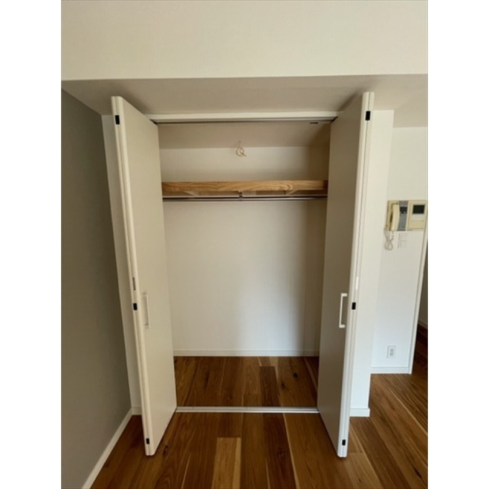 収納を開けた時の様子。