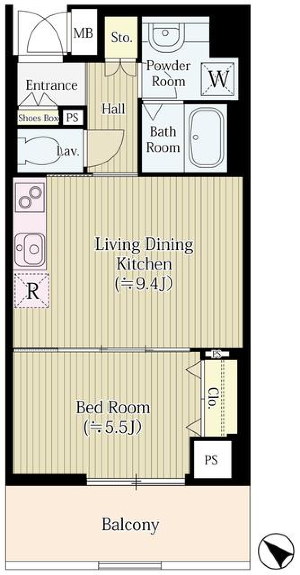 陽だまりの朝を迎えるの間取り図