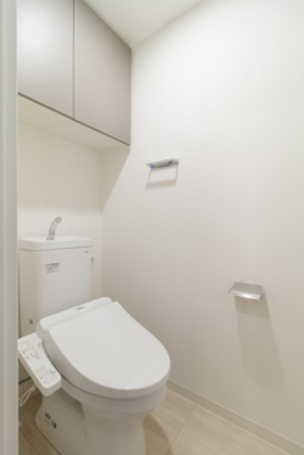 棚があるので整理整頓がしやすそうです。※写真は同タイプ住戸です。