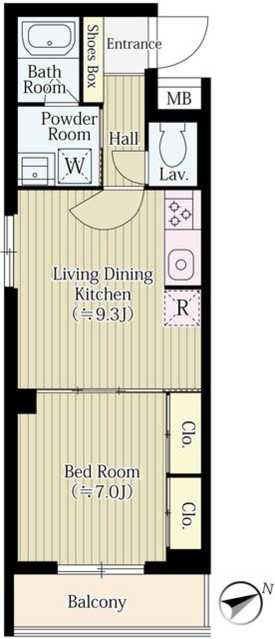 エストレージャスは星々を意味する言葉の間取り図