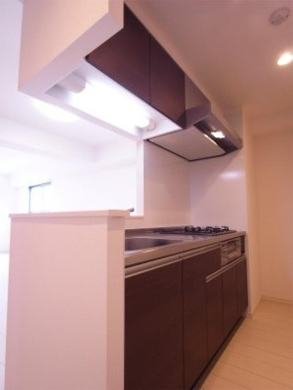 ３口のガスコンロが導入されています。