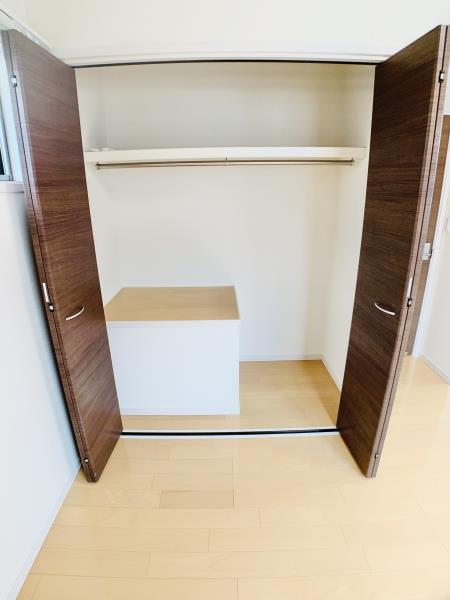 収納を開けた時の様子。