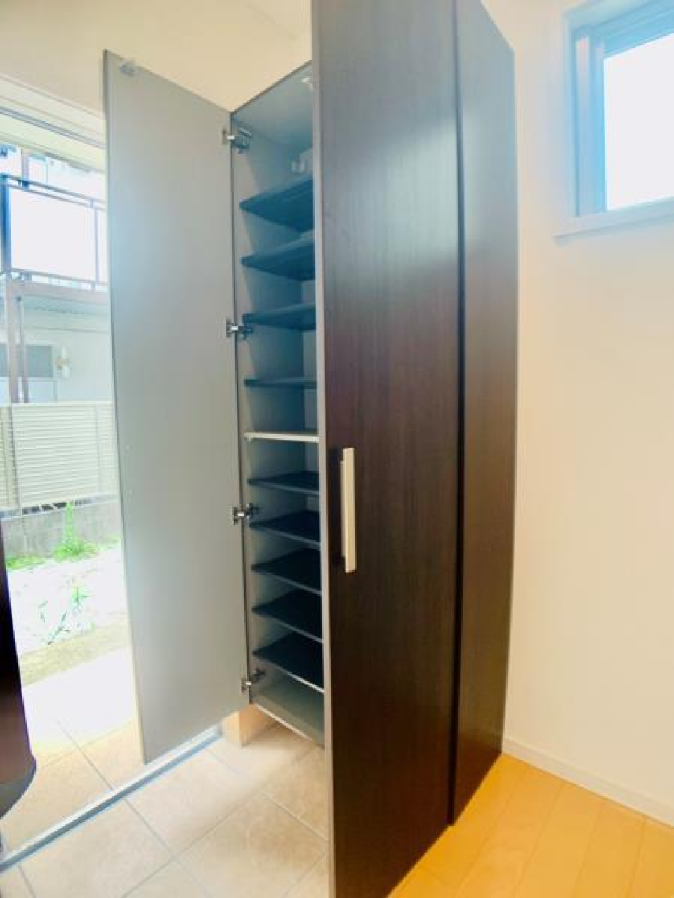 物入れを開けた時の様子。