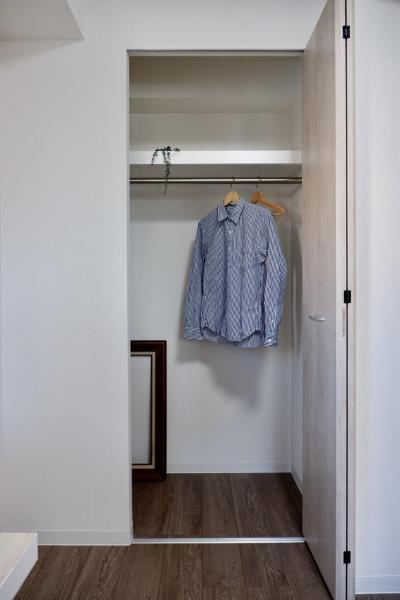 収納を開けた時の様子。