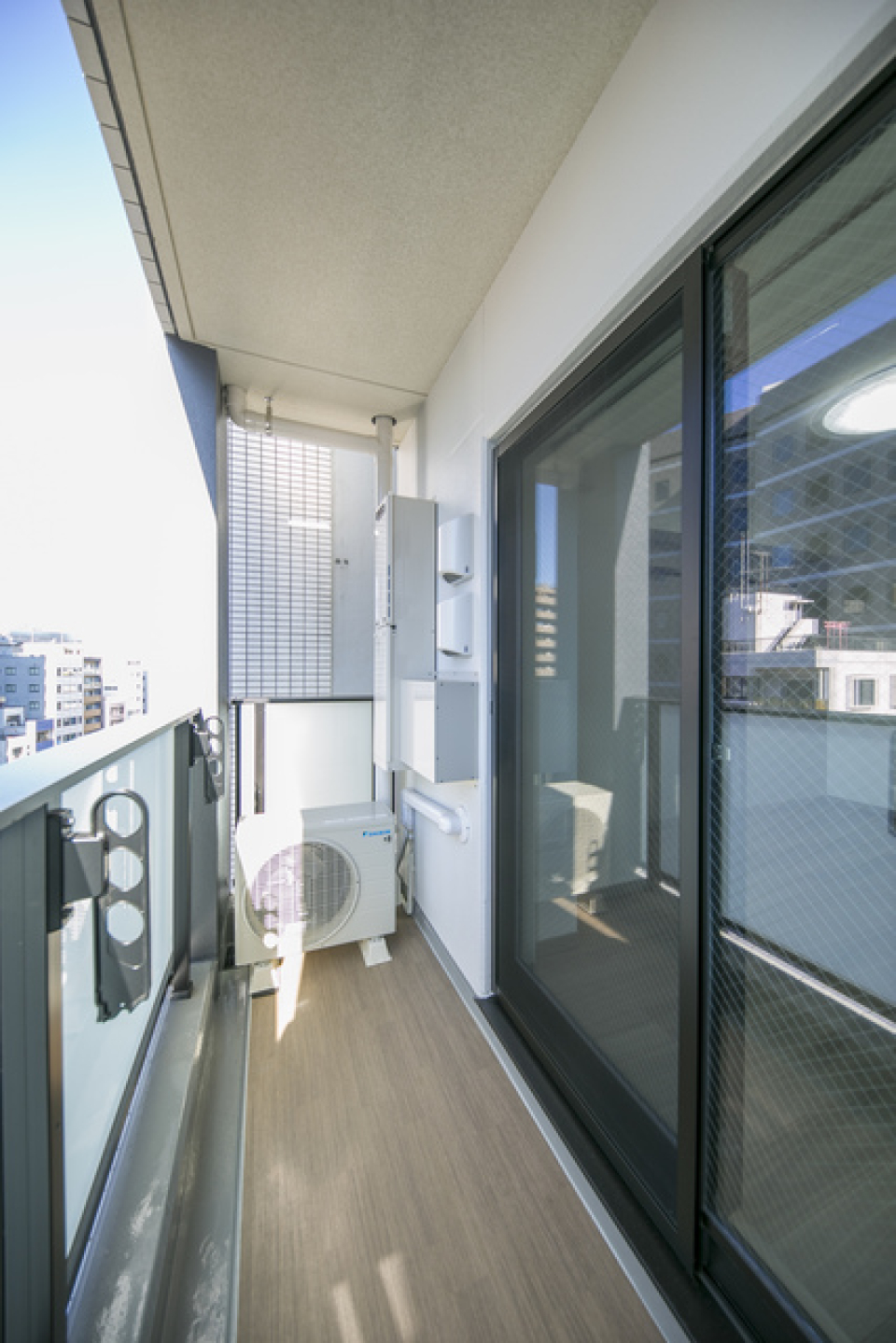 バルコニーの様子です。※写真は同タイプ住戸です。