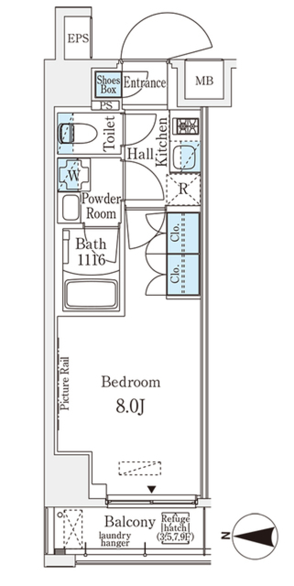 グリーンの隠し色を探してみての間取り図