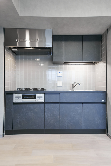 ３口のガスコンロが導入されています。※写真は同タイプ住戸です。