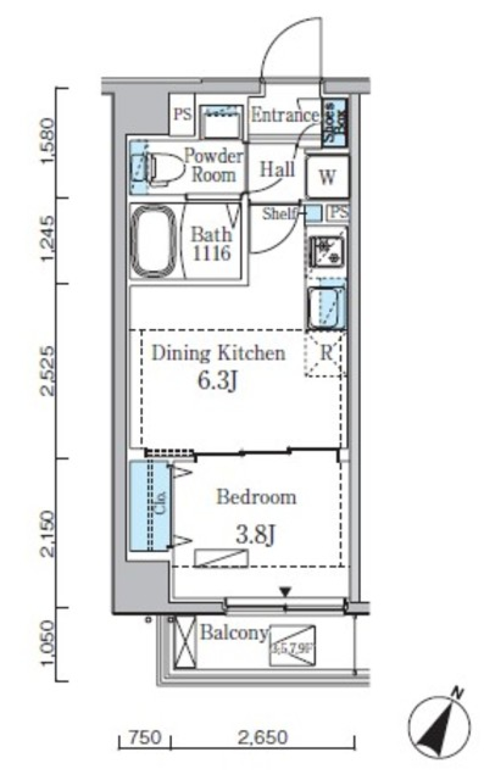 隅田川沿いのお散歩から始まる一日の間取り図
