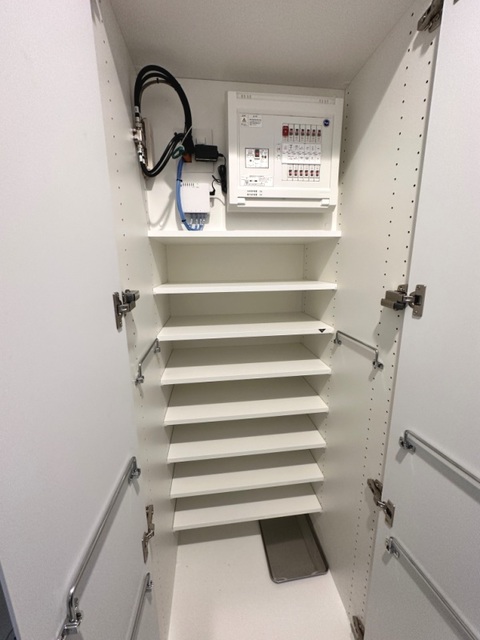 シューズボックスを開けた時の様子。※写真は同タイプ住戸です。