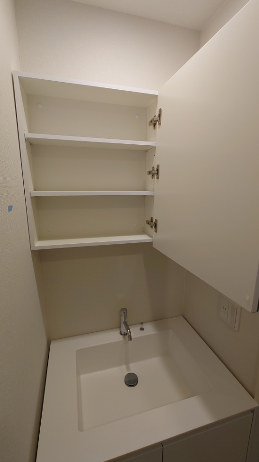 収納を開けた時の様子。