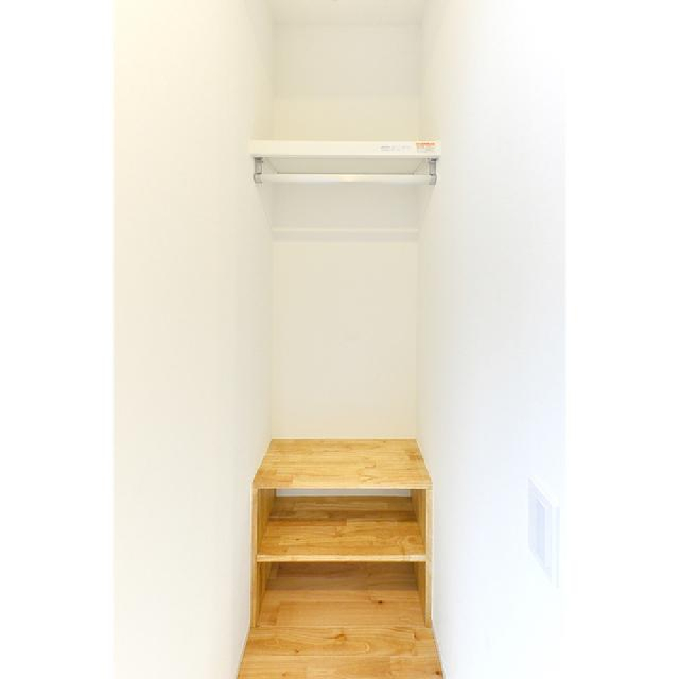 収納を開けた時の様子。